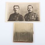 A Fine Great War Victoria Cross Winners 9 Carat Gold Presentation Cigarette Case