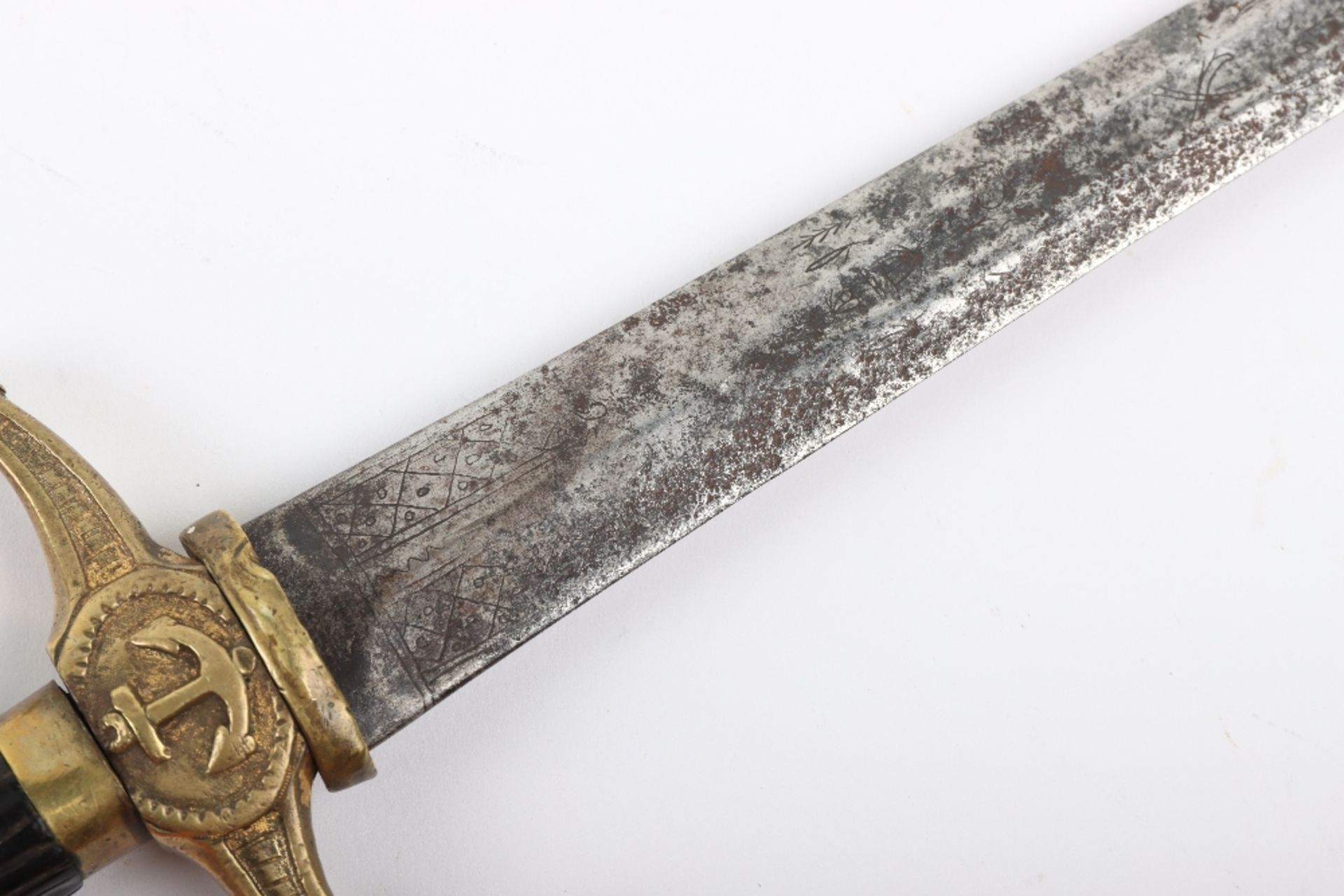 French Napoleonic Naval Officers Regulation Dirk, Circa 1805 - Image 5 of 12