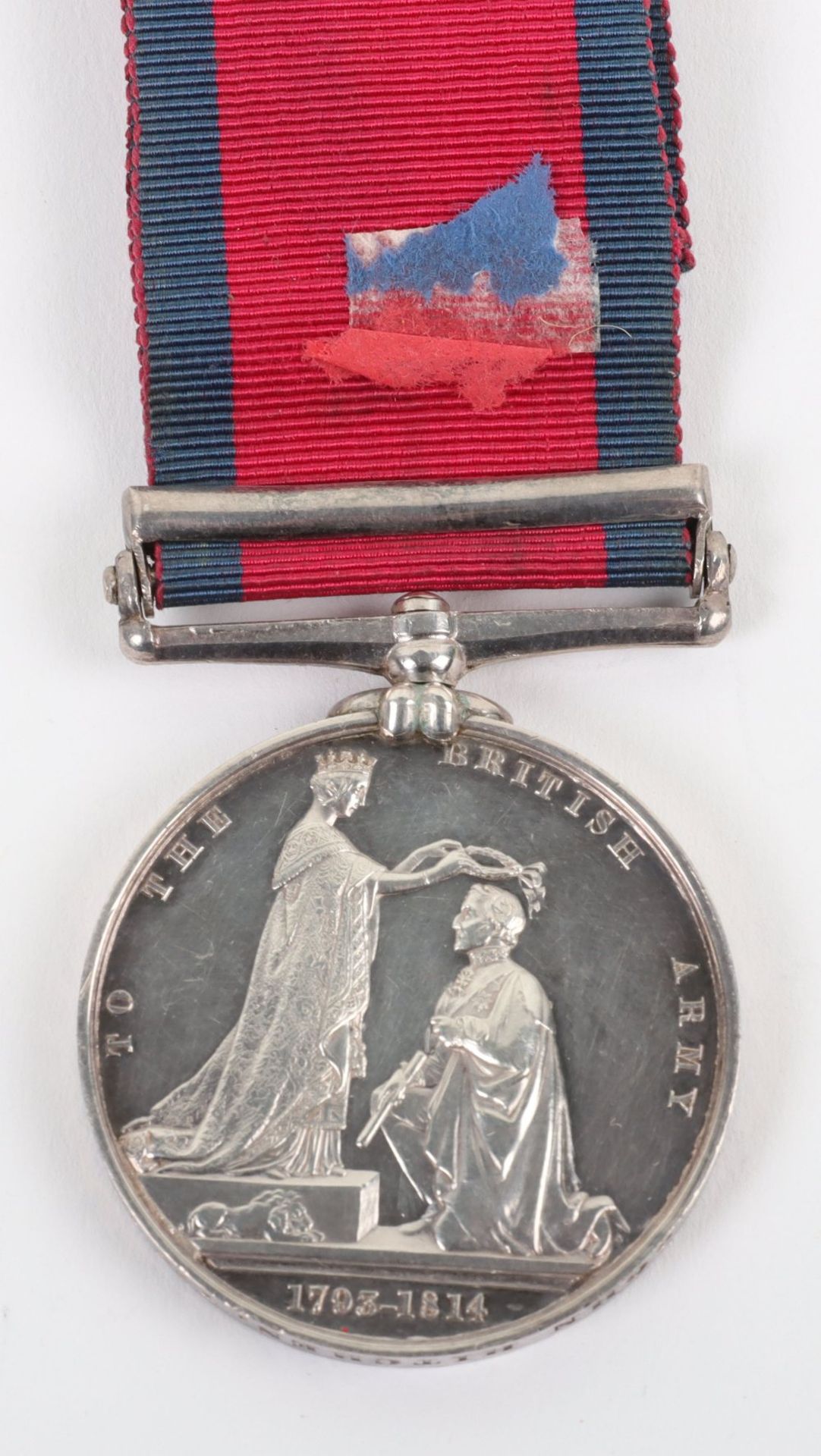 Fine Military General Service Medal 1793-1814, Sahagun & Benevente, 7th Light Dragoons - Bild 3 aus 3