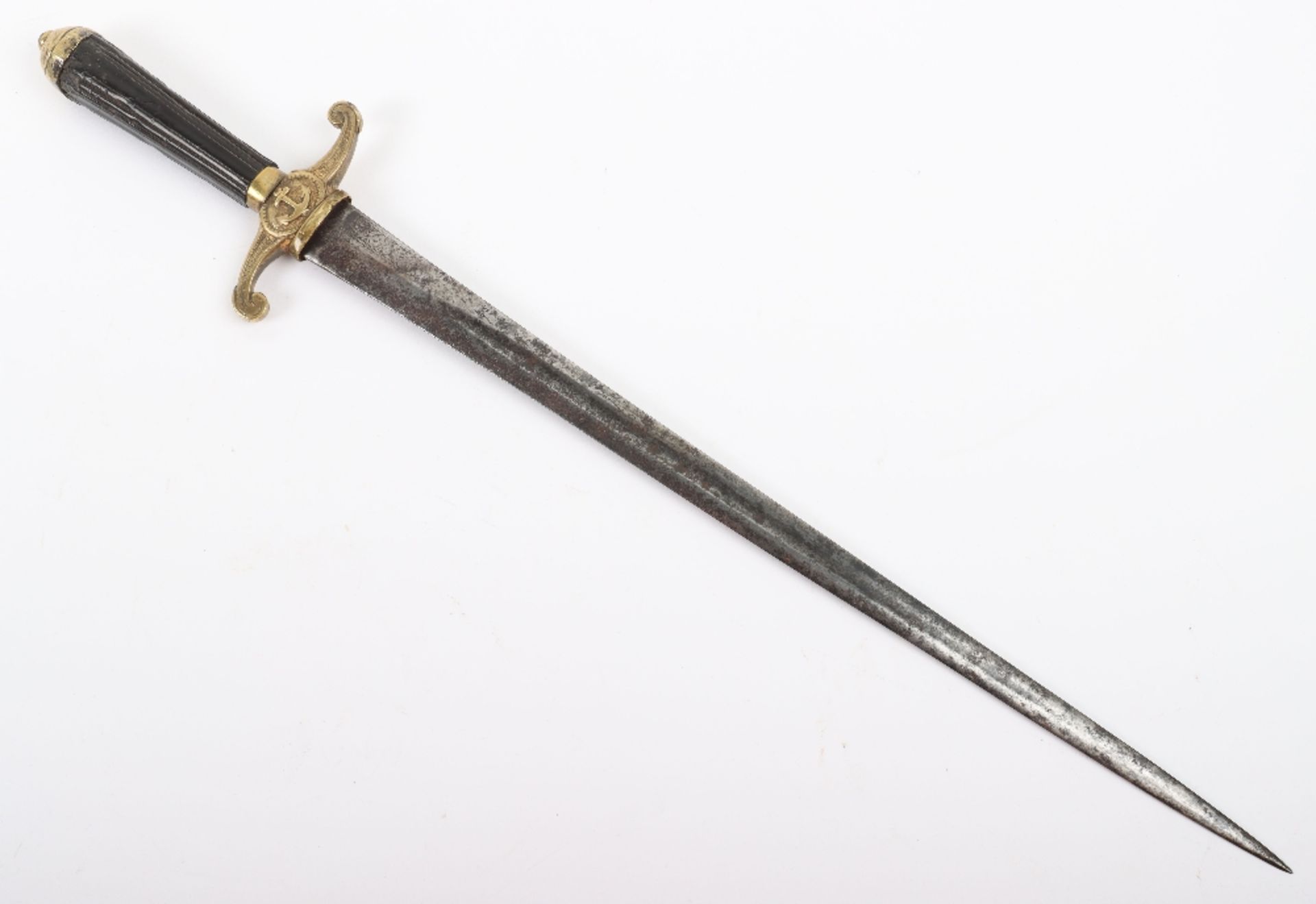 French Napoleonic Naval Officers Regulation Dirk, Circa 1805 - Image 11 of 12