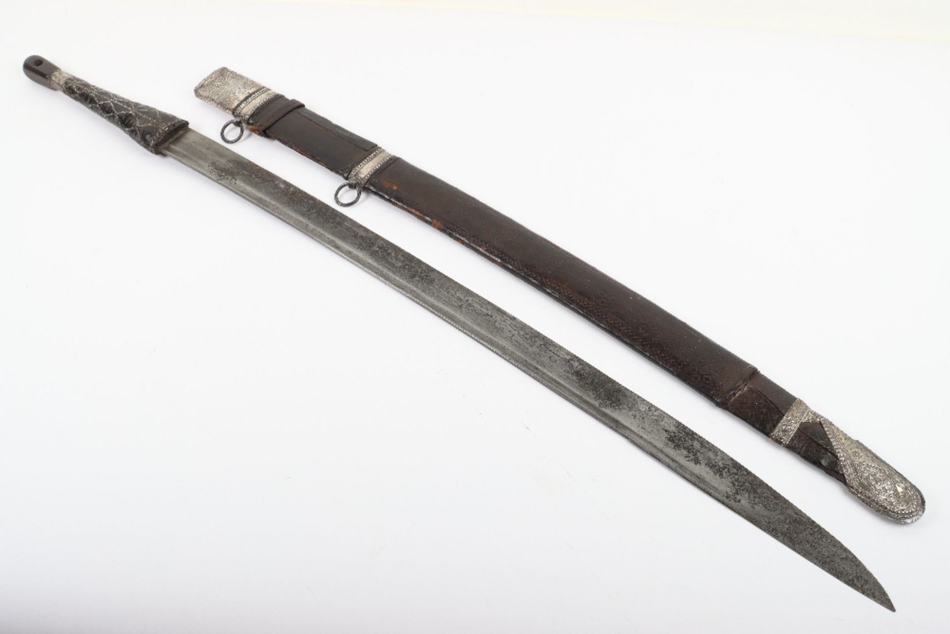 Omani Silver Mounted Sword, 19th Century - Image 4 of 9