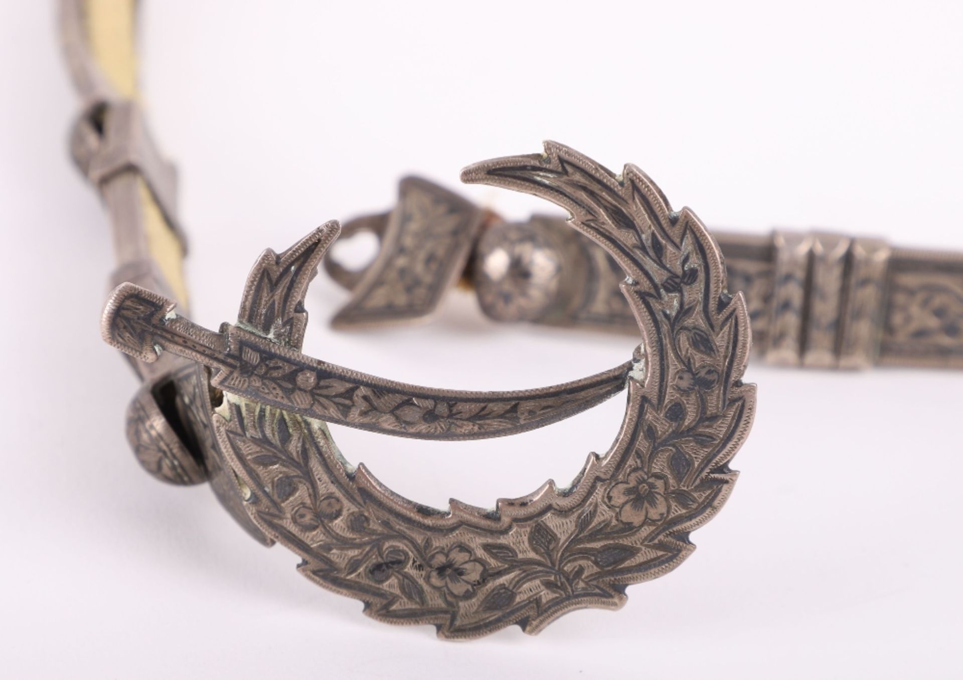 Fine Quality Late 19th Century / Early 20th Century Russian Kinjal Belt - Image 8 of 8