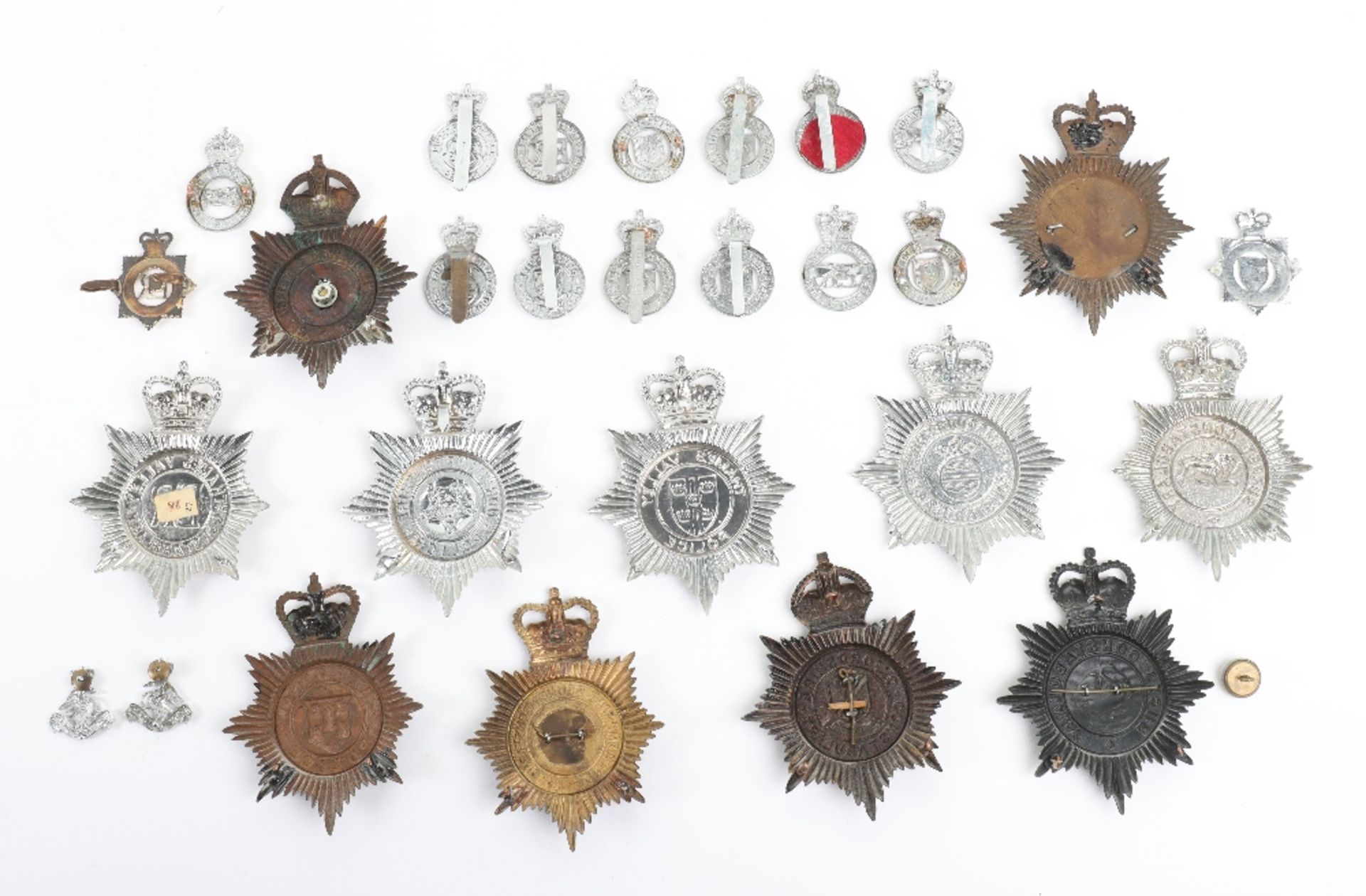 A Quantity of Obsolete Kings/Queens Crown Police Badges - Image 2 of 2