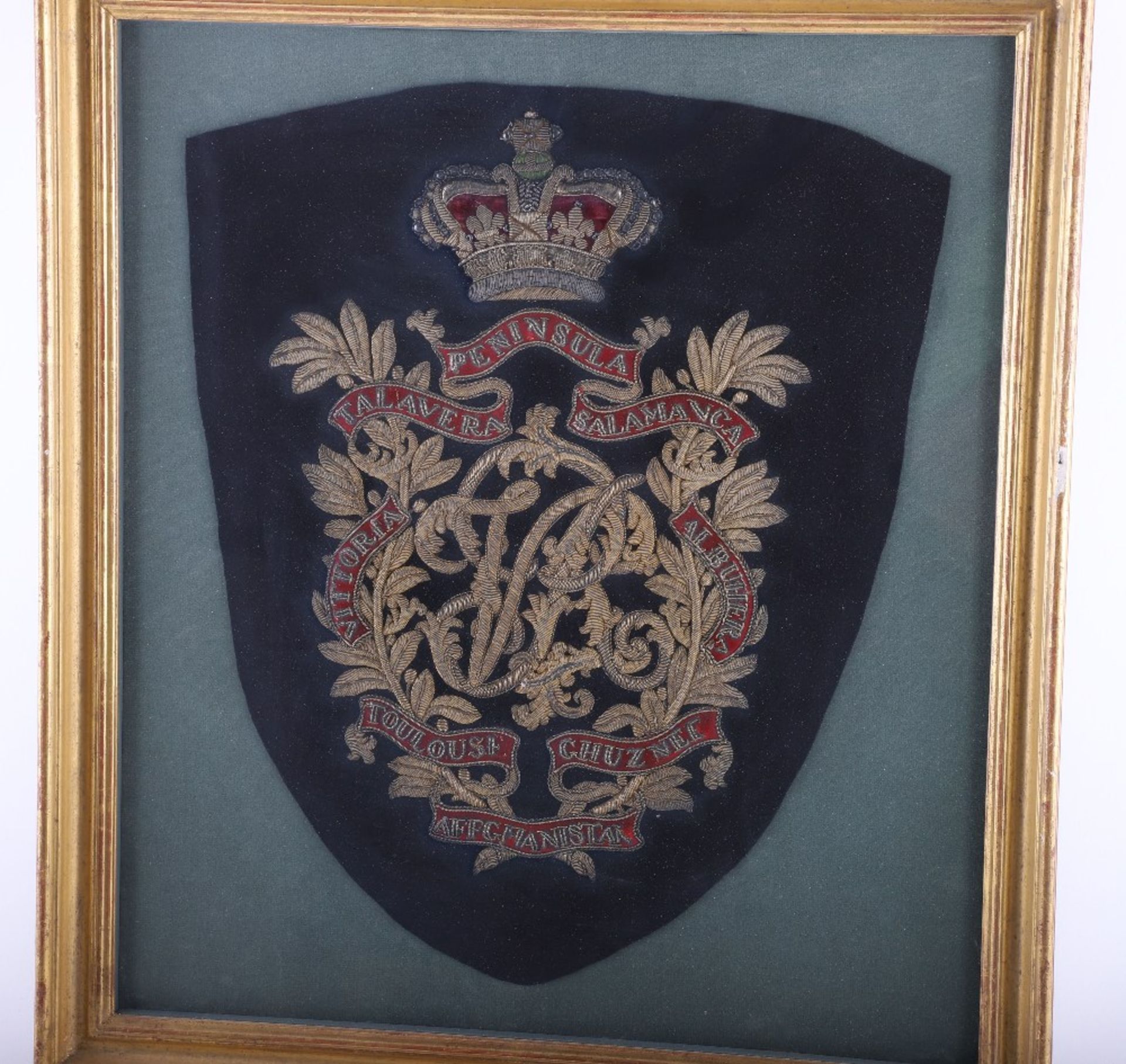 Framed Embroidery from a Victorian Shabraque - Image 3 of 4