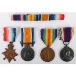 WW1 Long Service Medal Group of Four to a Stoker Who Served in Submarines During and After the Great