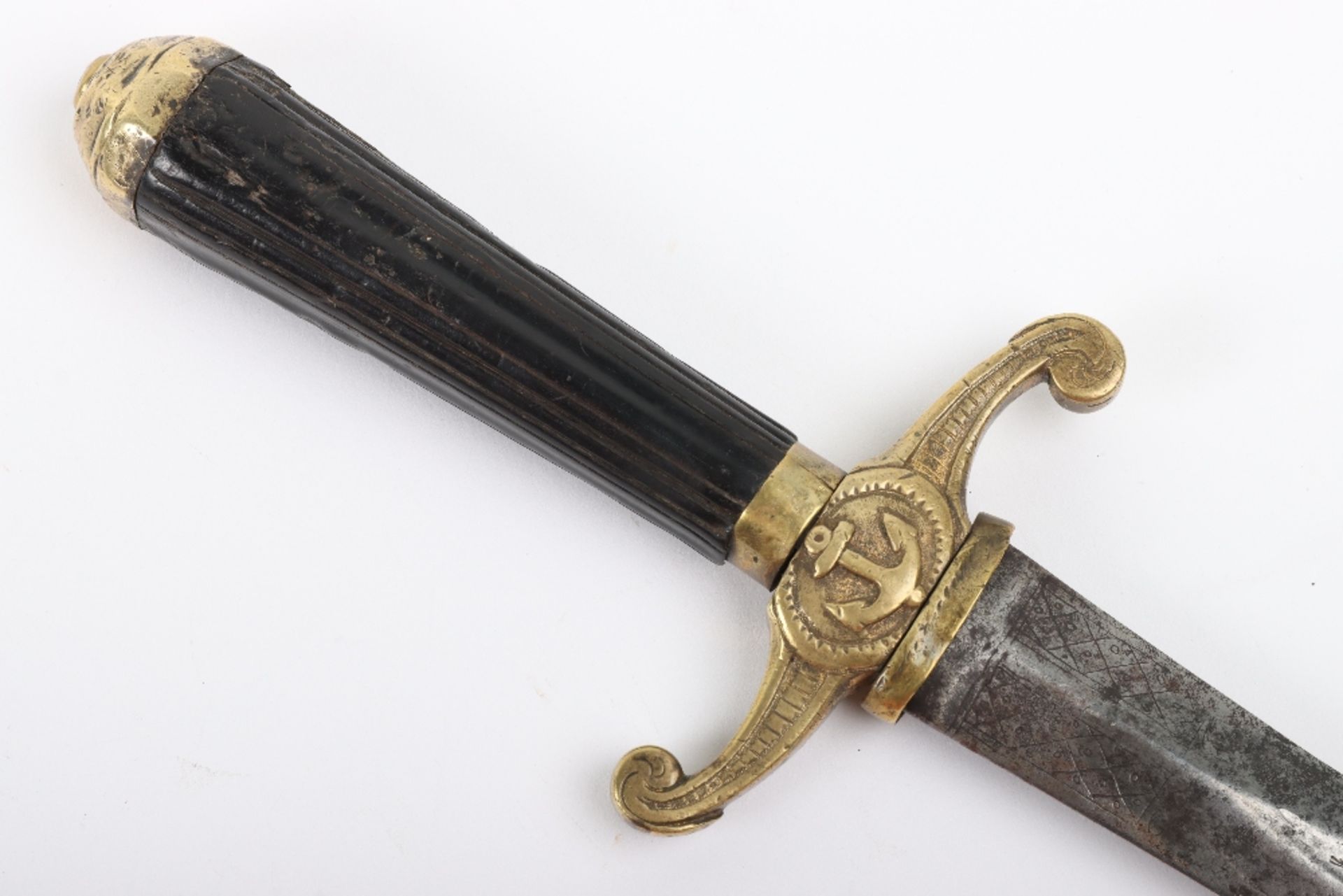 French Napoleonic Naval Officers Regulation Dirk, Circa 1805 - Image 9 of 12