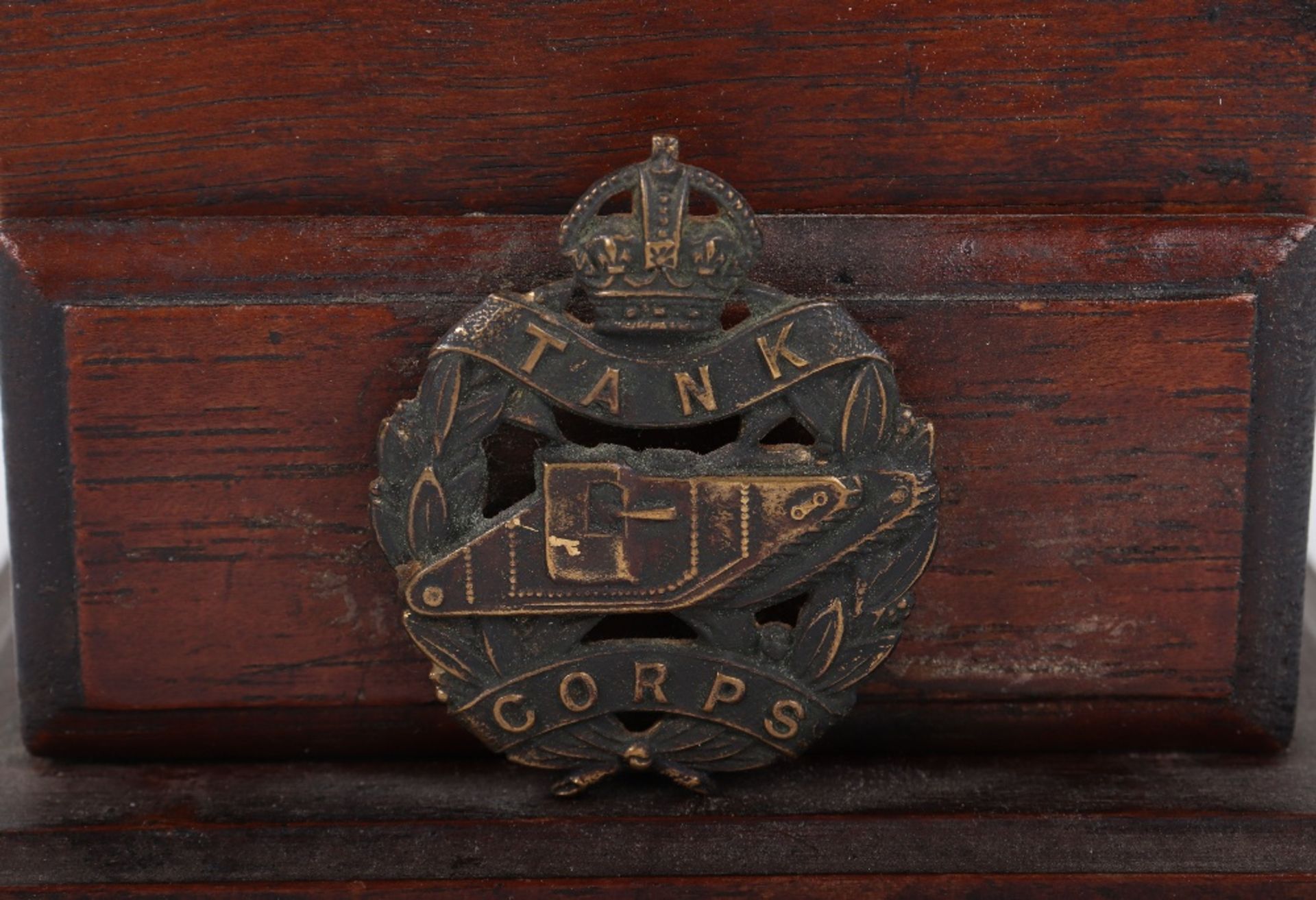 WW1 British Tank Corps Desk Piece - Image 2 of 8