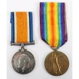 Pair of First World War Medals for Service with 2/9th Battalion Durham Light Infantry in Salonica