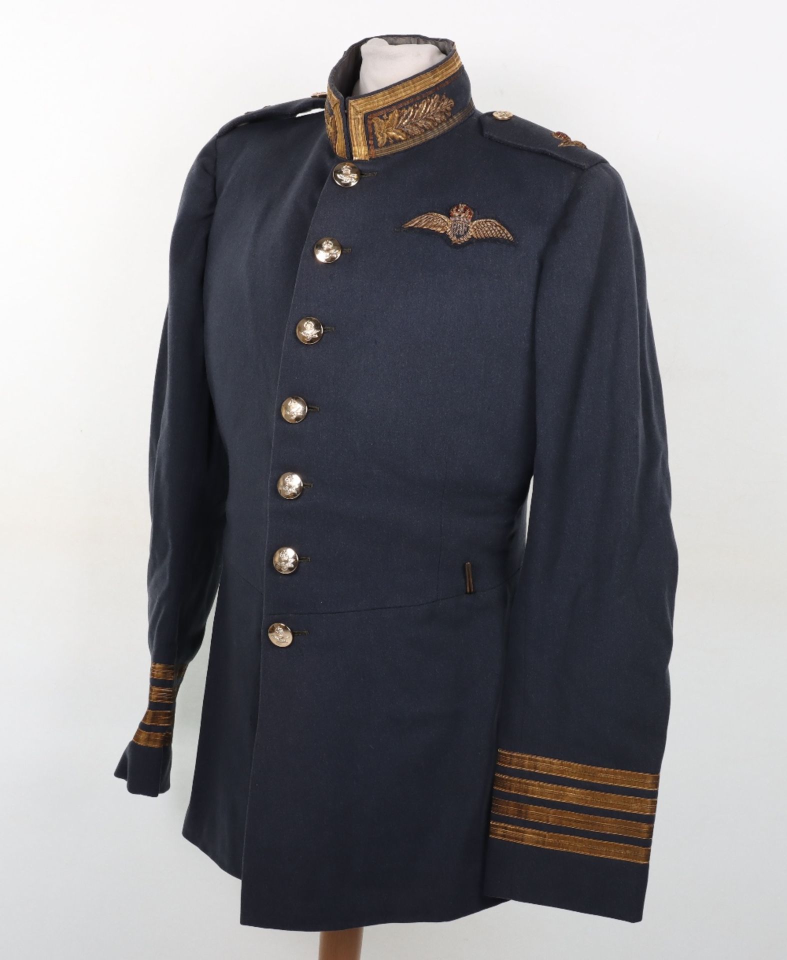 Royal Air Force Group Captains Full Ceremonial Dress Uniform and Parade Busby Attributed to Group Ca - Image 19 of 26