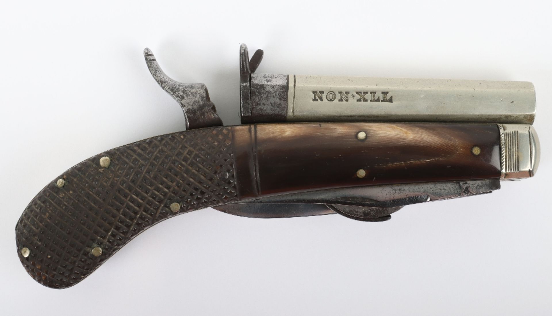 .32”Rim Fire Combination Knife Pistol by UNWIN & ROGERS,PATENTEES SHEFFIELD - Image 2 of 14