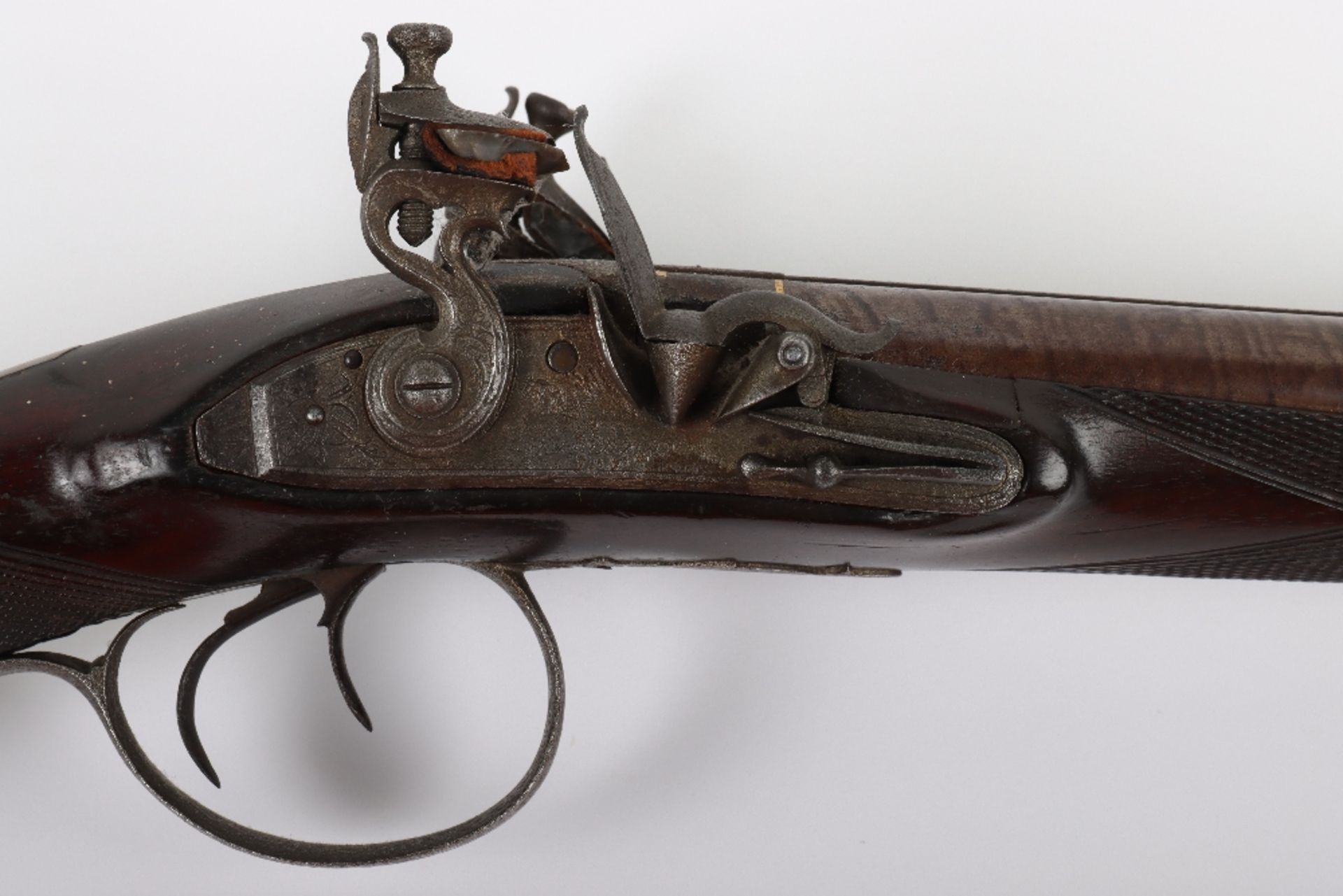 20 Bore Double Barrel Flintlock Sporting Gun c.1820 - Image 3 of 13