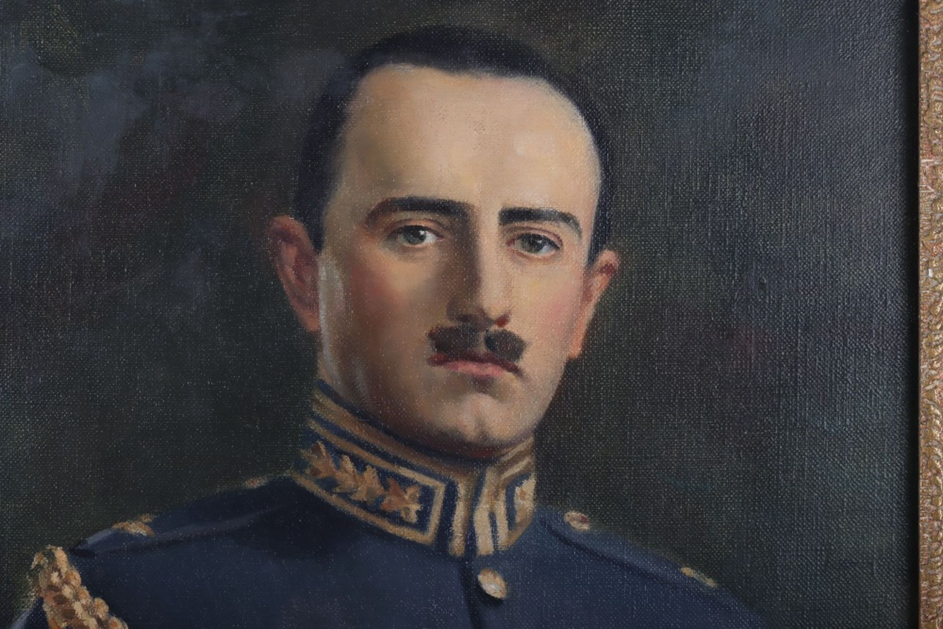 Oil Painting of Royal Air Force Officer in Full Parade Dress - Image 2 of 9