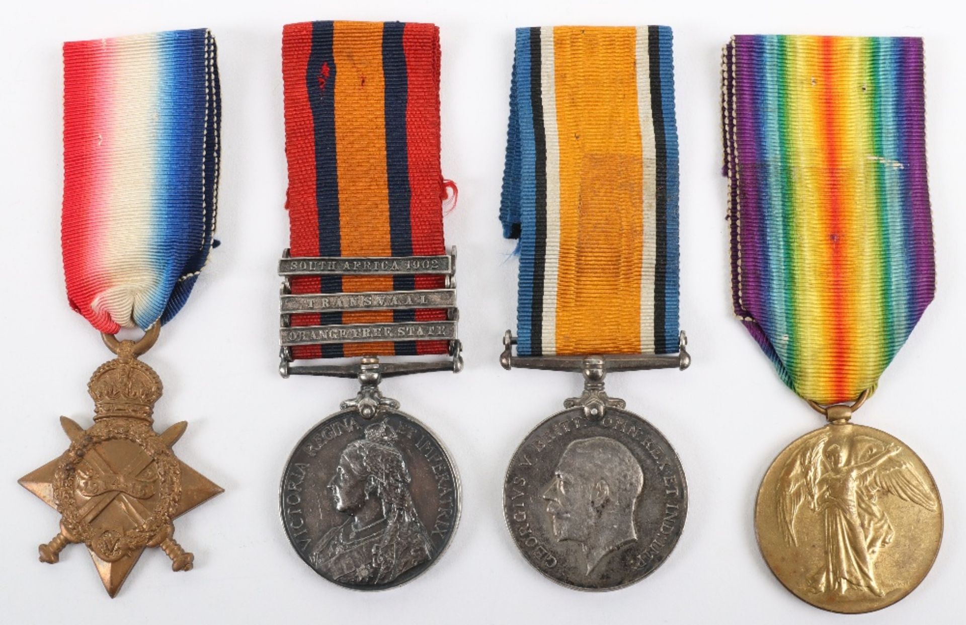 Interesting Medal Group Covering Service in Africa Through Two Major Conflicts, Inniskilling Fusilie