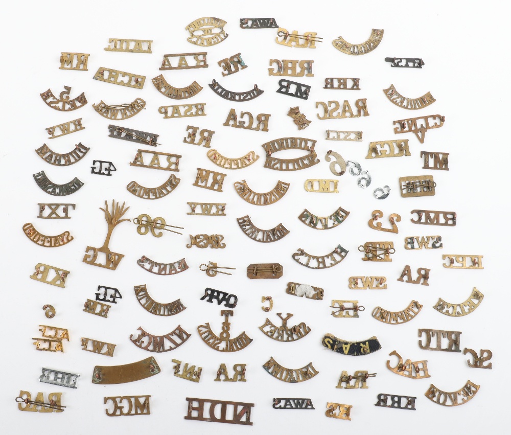 Quantity of British and Colonial Metal Shoulder Titles - Image 2 of 2