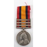 Queens South Africa Medal Awarded to a Trooper in Brabant’s Horse Who Later Served in the Cape Colon