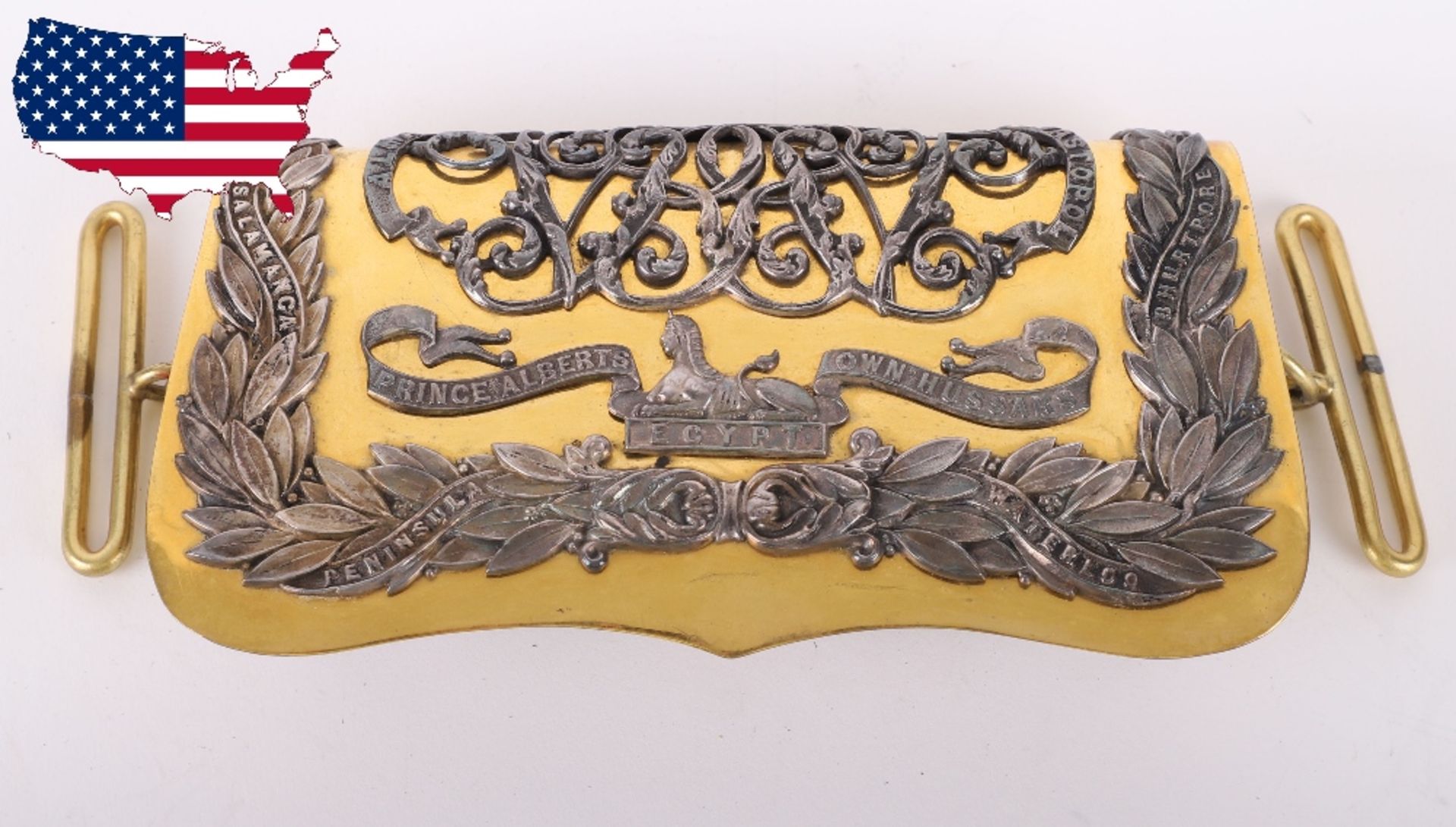 Victorian Officers Shoulder Belt Pouch of the 11th Prince Albert’s Own Hussars