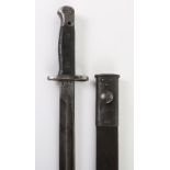 Rare WW1 Gambia Company West African Frontier Force Regimentally Marked 1907 Bayonet