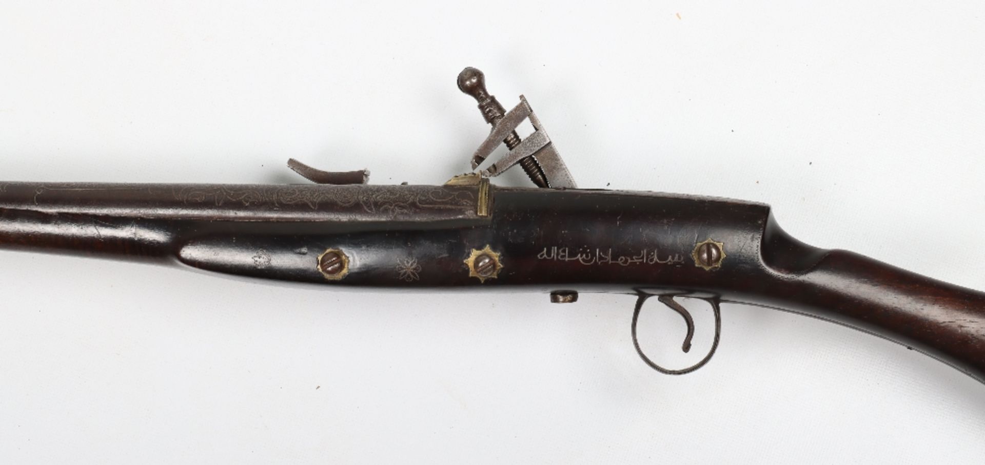 North African Kabyle Snaphaunce Gun, 19th Century - Image 11 of 16