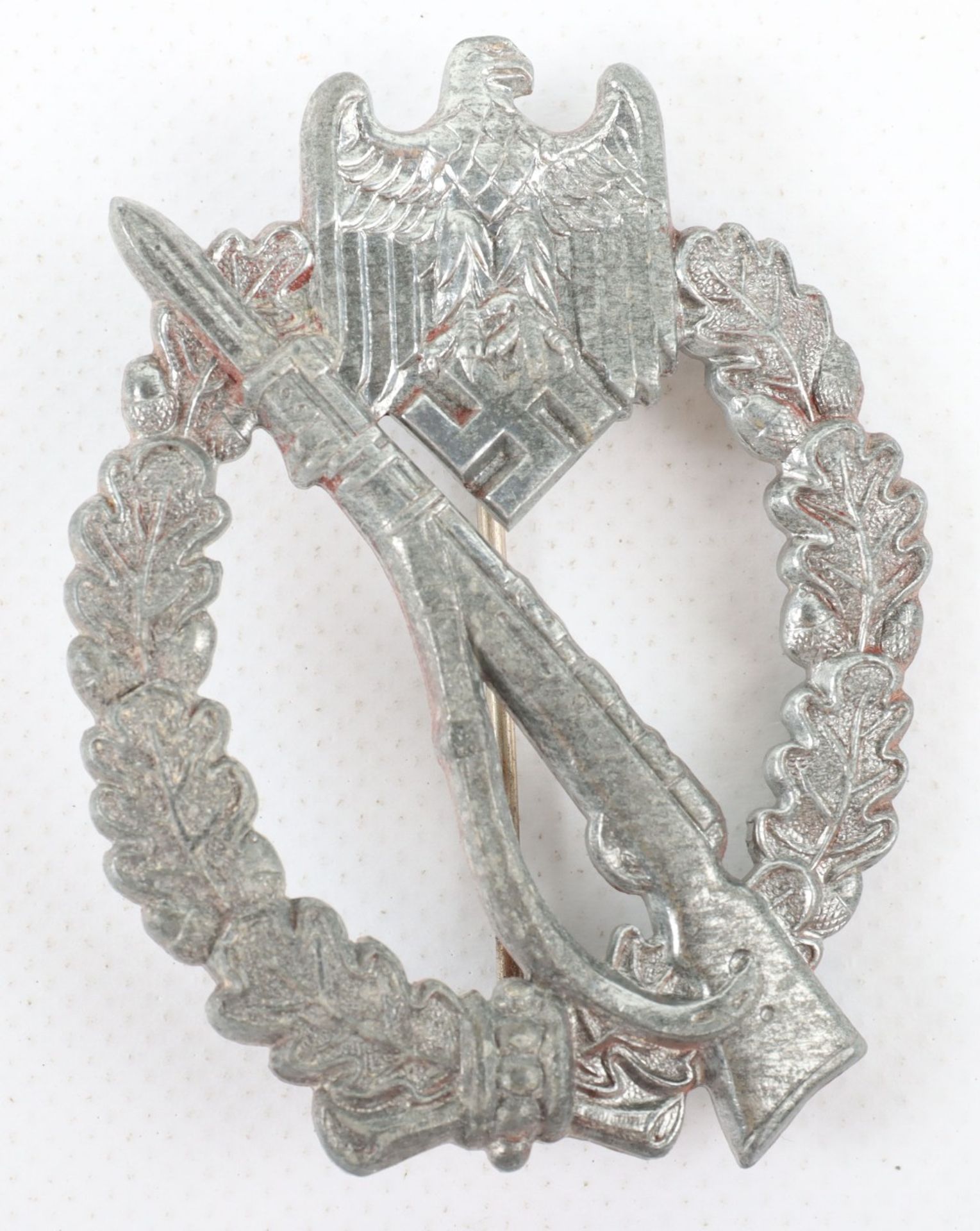 WW2 German Army / Waffen-SS Infantry Assault Badge in Silver