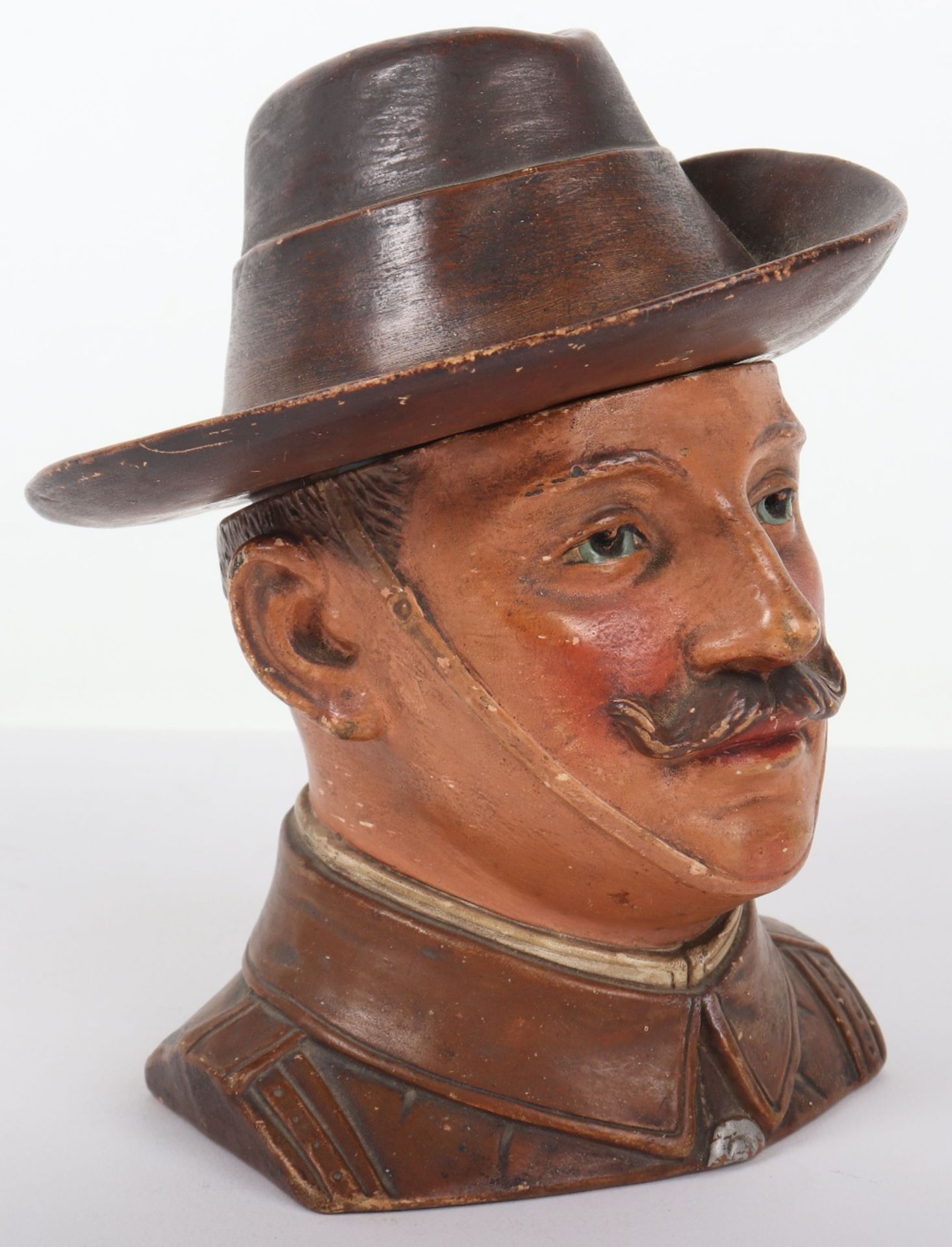 Boer War Character Tobacco Jar of a City Imperial Volunteer - Image 2 of 9