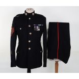 Royal Marine Commando No1 Dress Uniform and Miniature Medals of Colour Sergeant M Eccles M.M 42 Comm