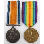 Great War Medal Pair 7th Battalion Northumberland Fusiliers