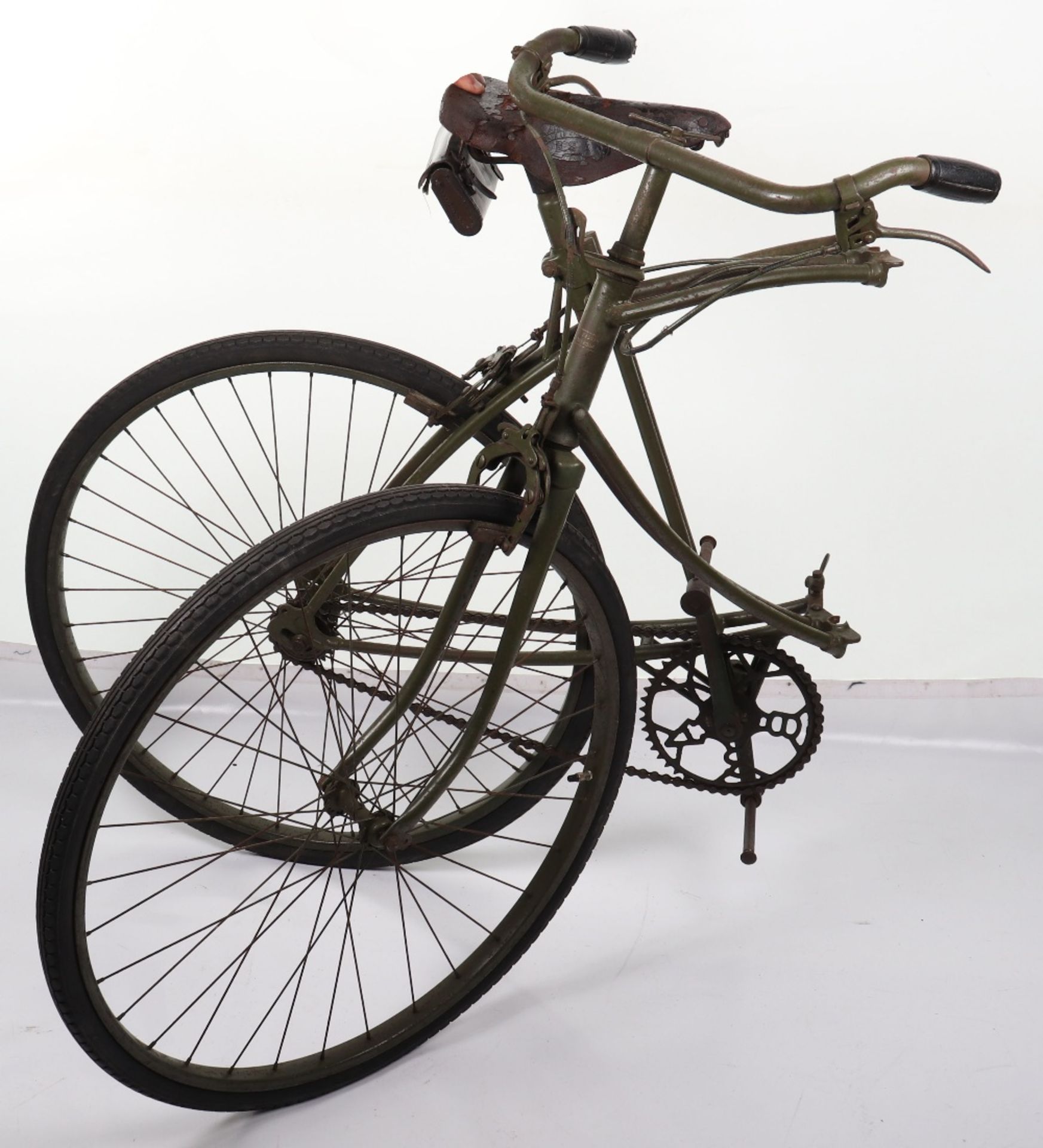 Extremely Rare 1st Model Twin Tube Airborne Forces Folding Bicycle - Bild 21 aus 21