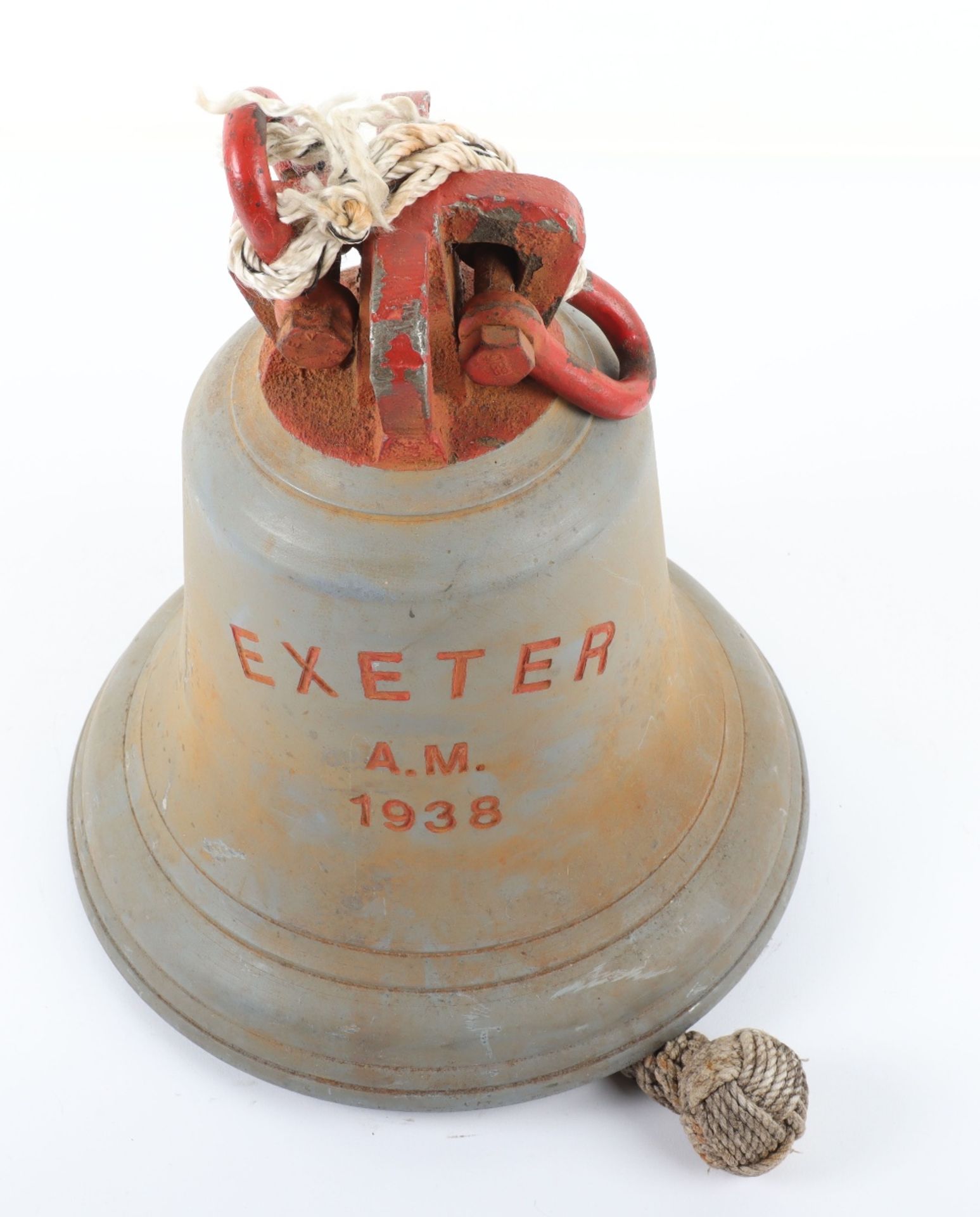 Air Ministry RAF Exeter Fire Station Bell Presented by 691 Squadron to Conservative Politician John - Image 2 of 6