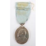 Edward VII Militia Long Service and Good Conduct Medal Durham Royal Garrison Artillery Militia