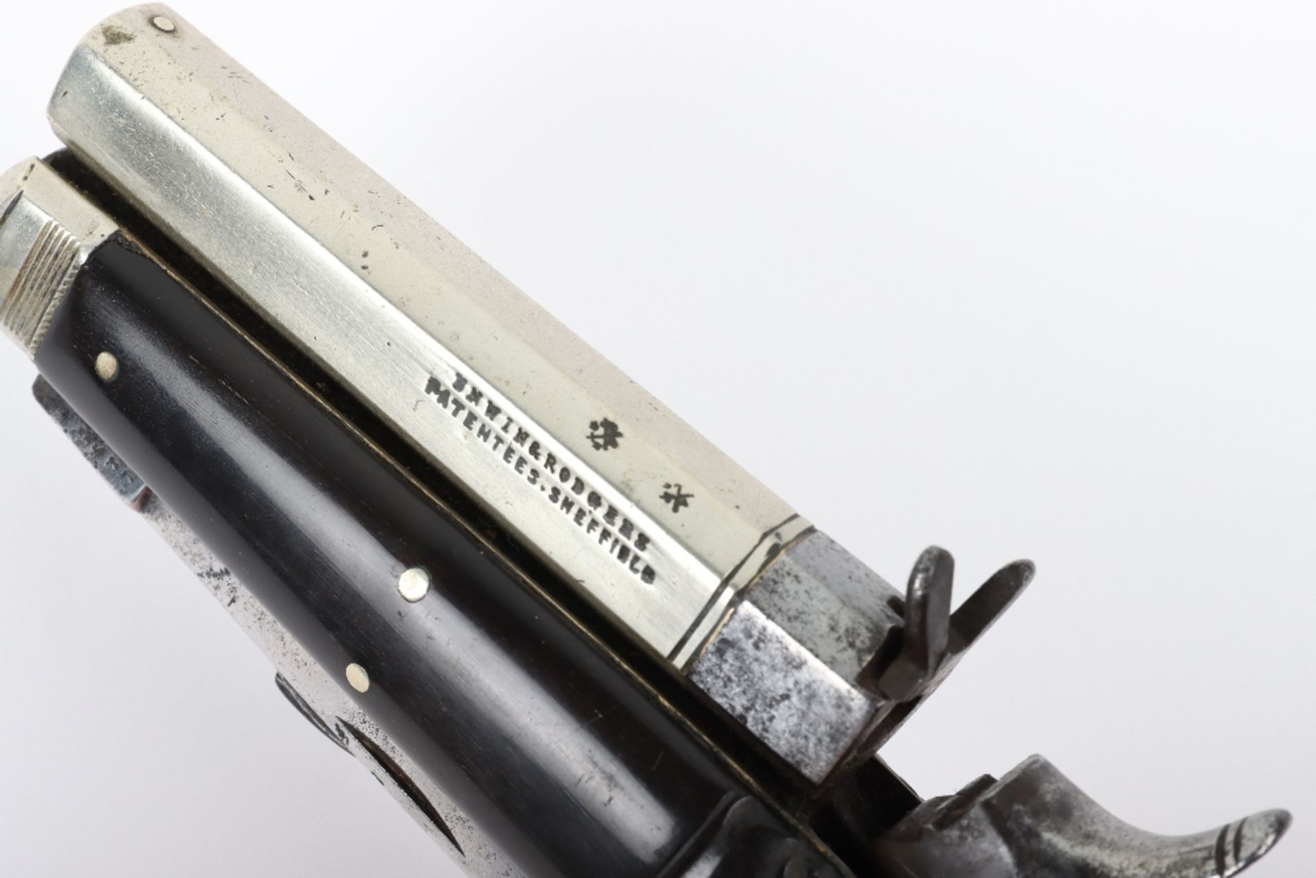 .32”Rim Fire Combination Knife Pistol by UNWIN & ROGERS,PATENTEES SHEFFIELD - Image 14 of 14