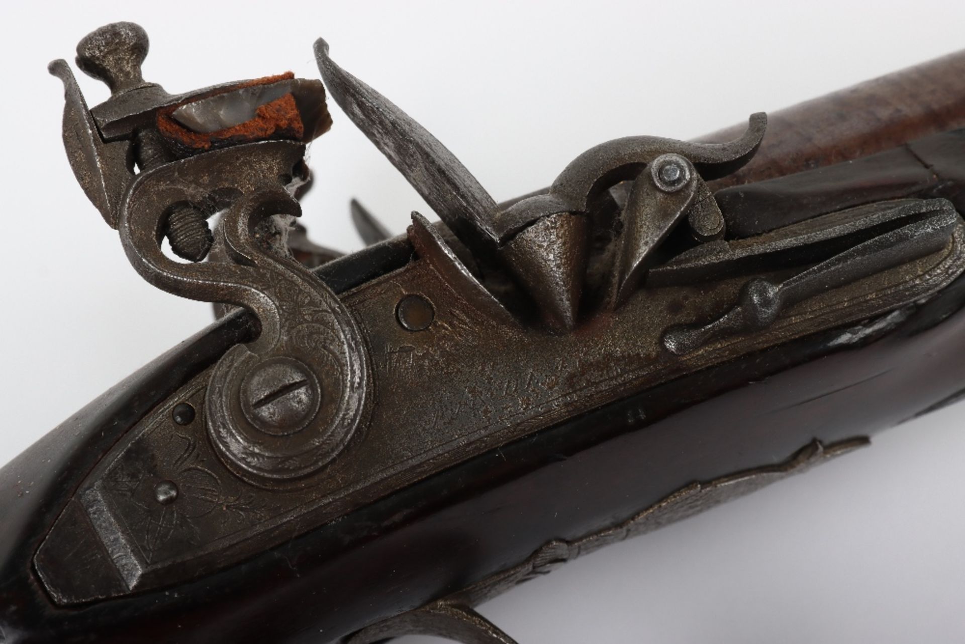 20 Bore Double Barrel Flintlock Sporting Gun c.1820 - Image 4 of 13