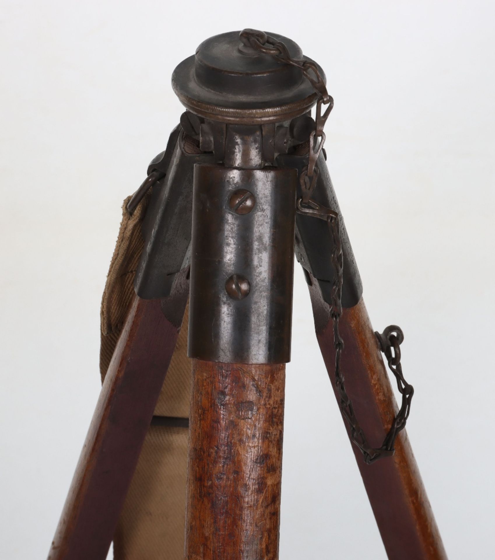 Wooden Tripod Stand for Signalling Lamp or Heliograph - Image 3 of 5