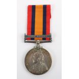 Queens South Africa Medal 3rd Battalion Durham Light Infantry who Died of Disease in February 1900 O