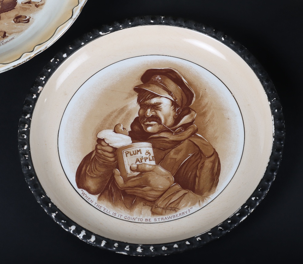 Bruce Bairnsfather “Old Bill” Pottery Dish by Grimswades - Image 5 of 8