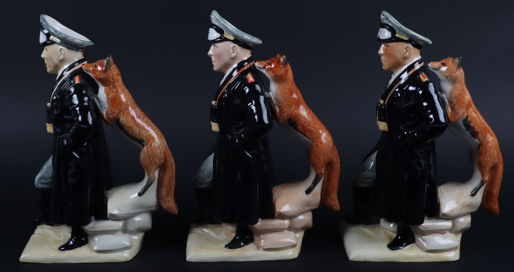 3x Kevin Francis Field Marshall Rommel Figurines - Image 2 of 7