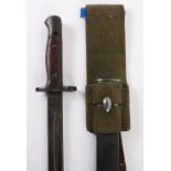 British 1918 Dated 1907 Pattern Bayonet by Vickers