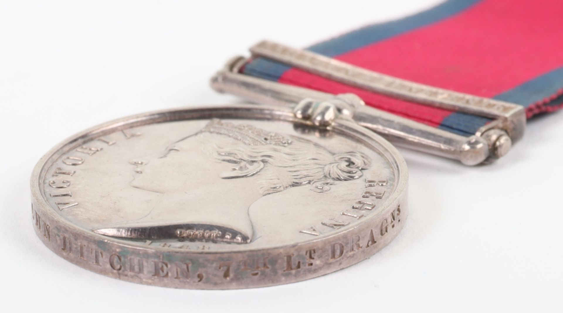 Fine Military General Service Medal 1793-1814, Sahagun & Benevente, 7th Light Dragoons - Image 2 of 3