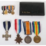 A Great War Distinguished Service Cross Medal Group of Four for Service in the Auxiliary Patrol to a
