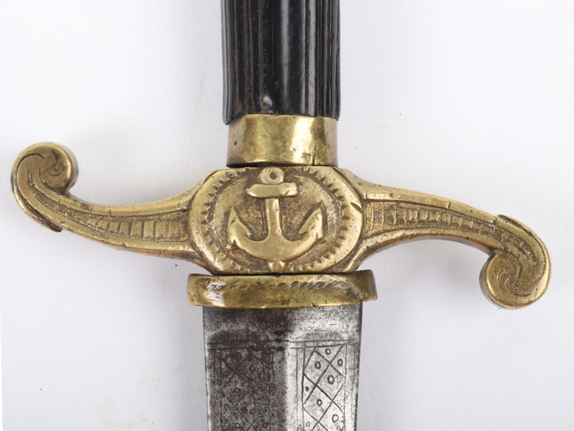 French Napoleonic Naval Officers Regulation Dirk, Circa 1805 - Image 2 of 12