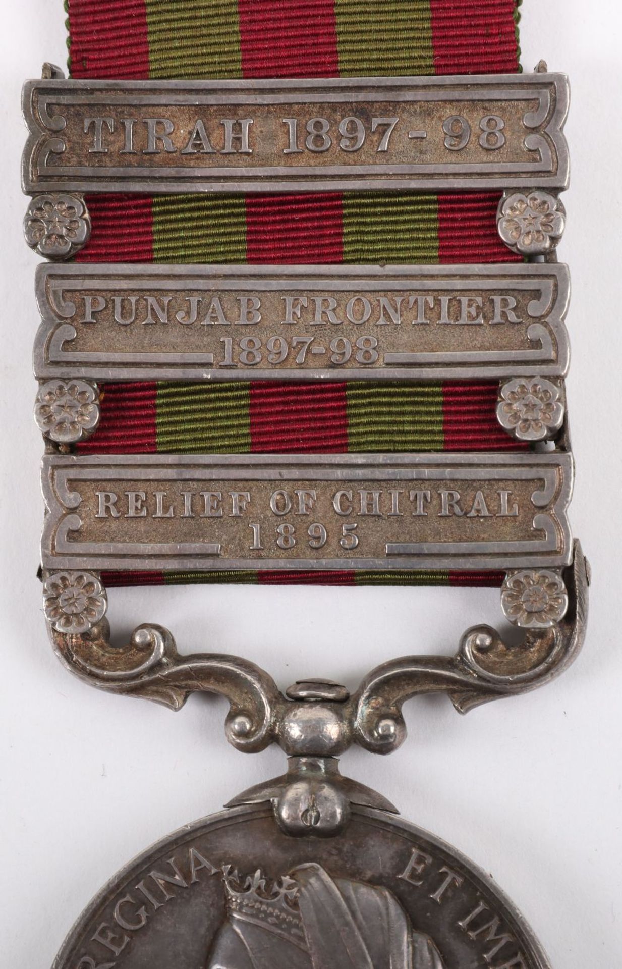 Fine British Officers Indian General Service Medal 1895-1902 4th Gurkhas - Image 3 of 5