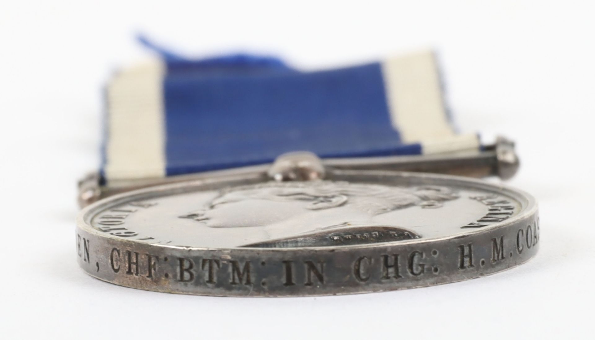 Victorian Royal Naval Long Service and Good Conduct Medal HM Coast Guard - Image 3 of 3