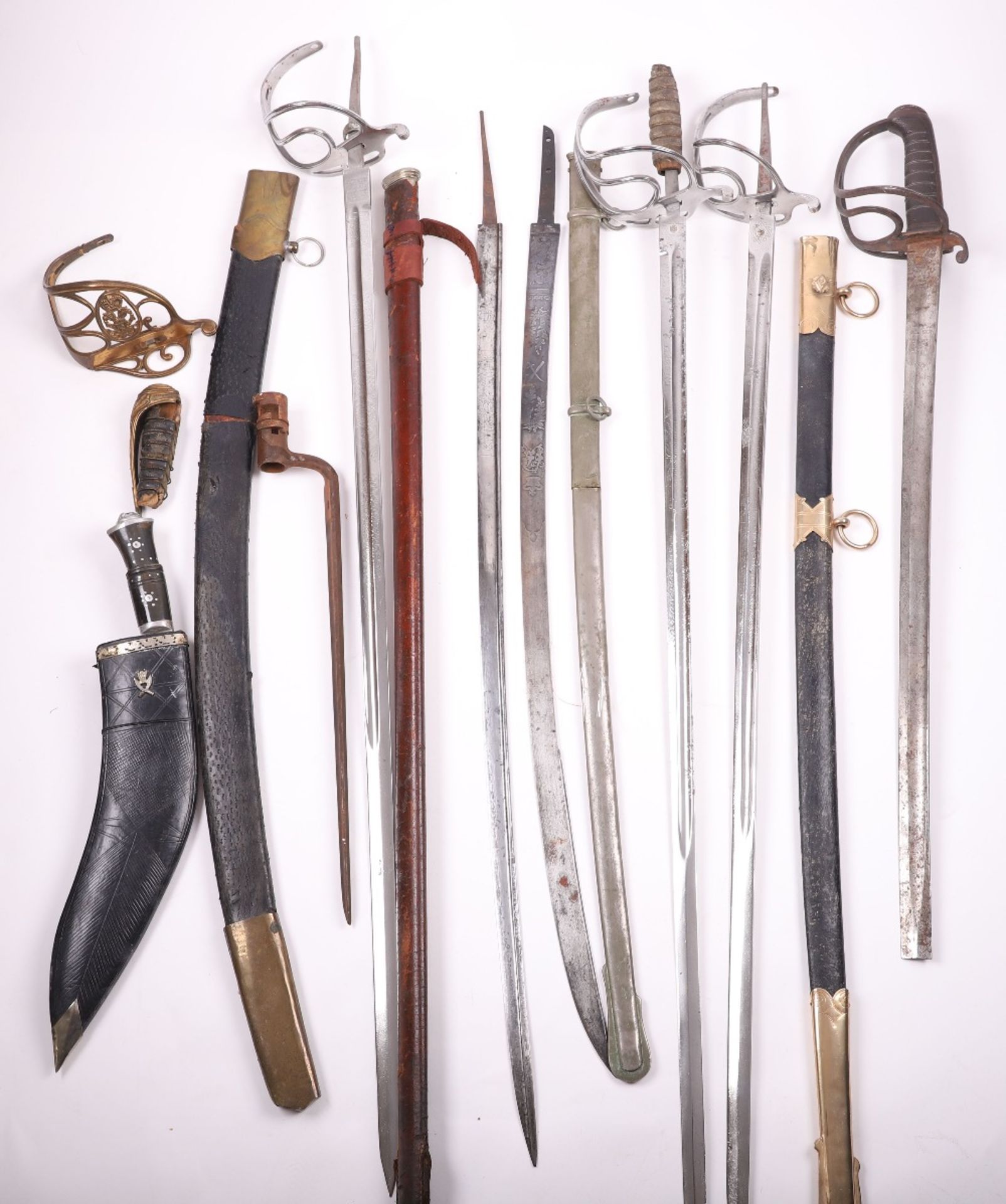 Selection of British Military Sword Parts - Image 2 of 10