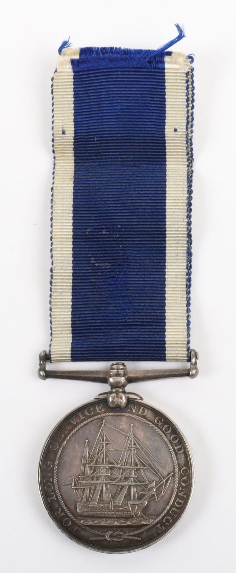 Victorian Royal Naval Long Service and Good Conduct Medal HM Coast Guard - Image 2 of 3