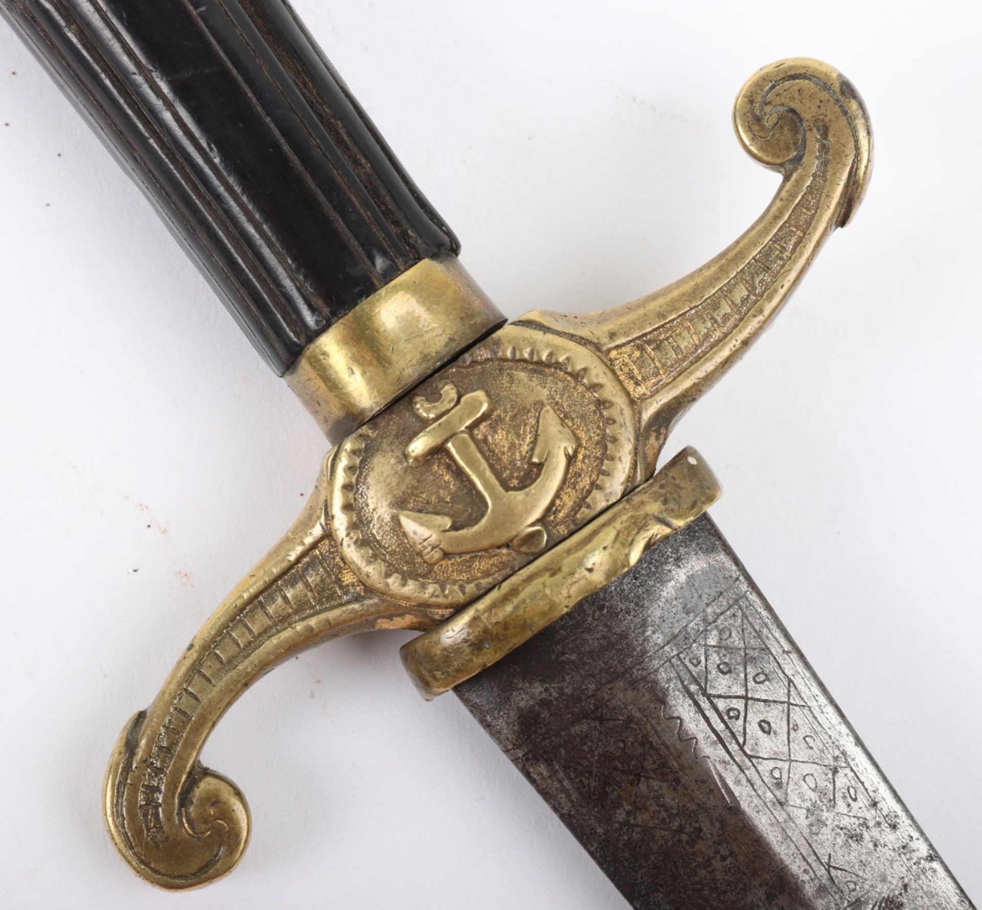French Napoleonic Naval Officers Regulation Dirk, Circa 1805 - Image 4 of 12