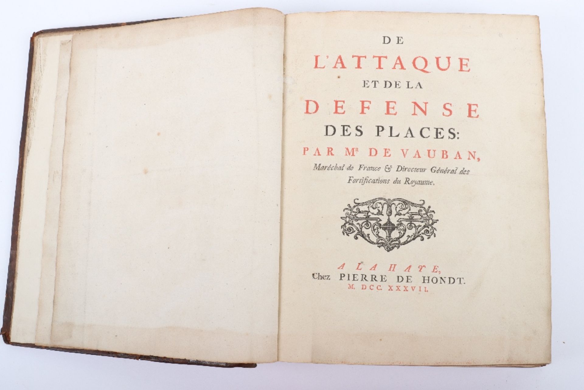 Vauban, De L'Attaque et de la Defense des Places, La Haye, Pierre de Hondt 1737 & (second part) 1742 - Bild 5 aus 11