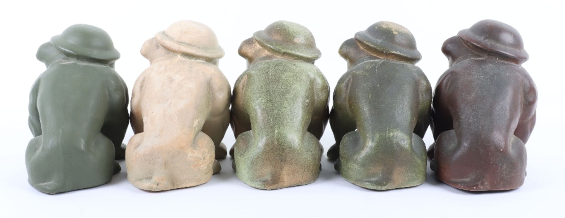 5x WW2 ‘Hitlers Terror’ Bulldog Figures - Image 3 of 7