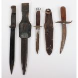 British William Rodgers Sheffield Officers Knife Belonging to Captain R D George South Wales Bordere