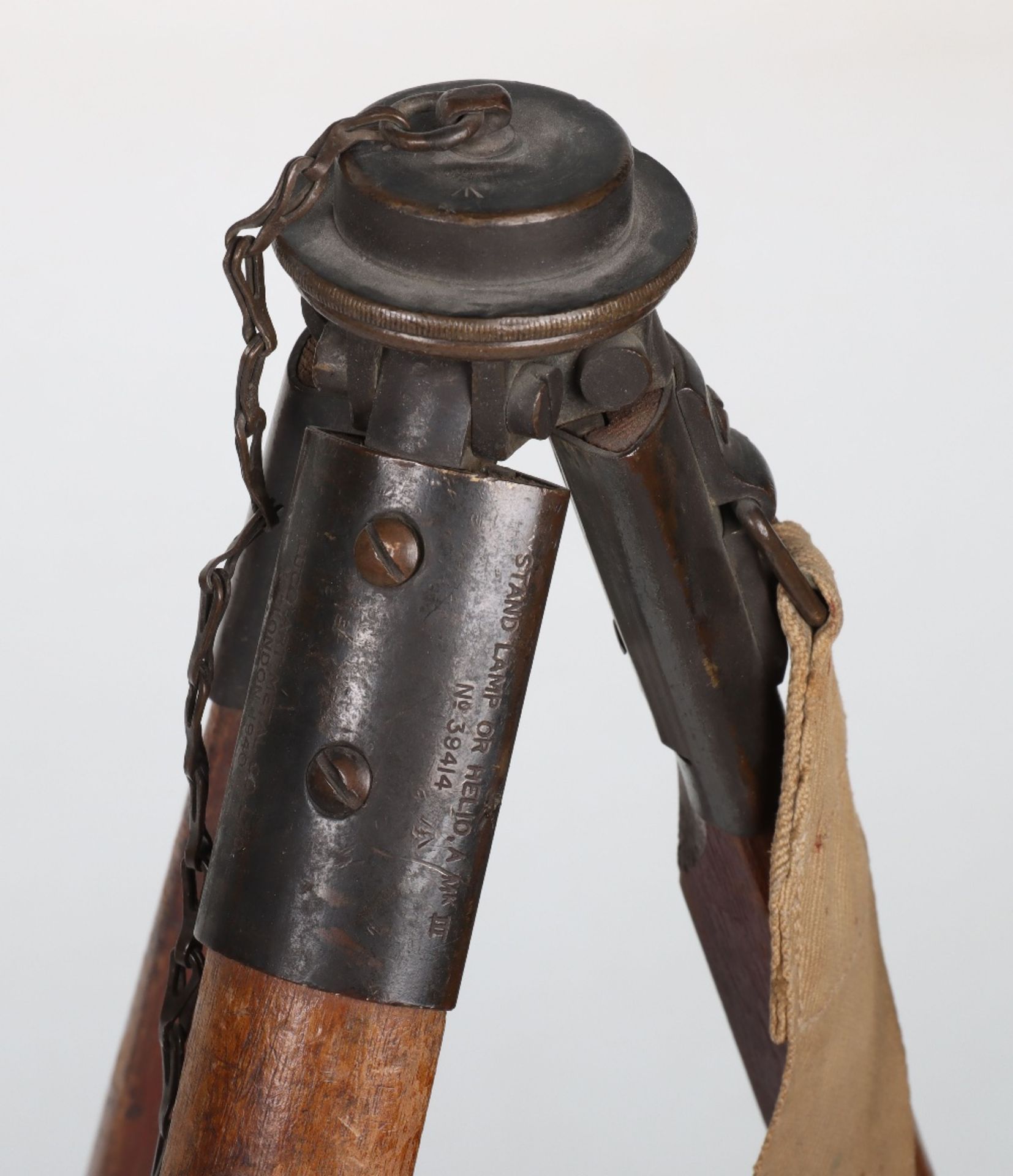 Wooden Tripod Stand for Signalling Lamp or Heliograph - Image 4 of 5