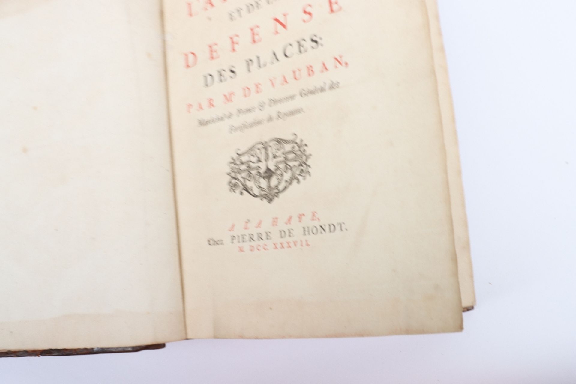 Vauban, De L'Attaque et de la Defense des Places, La Haye, Pierre de Hondt 1737 & (second part) 1742 - Bild 6 aus 11