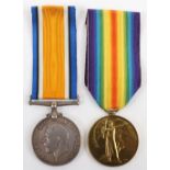 Great War Medal Pair 8th Battalion East Surrey Regiment, Killed in Action During the Attack on Alber